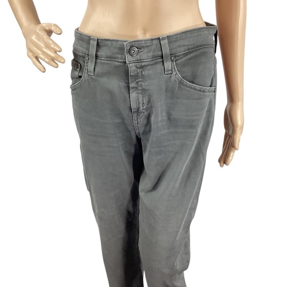 AG Adriano Goldschmied Ex-Boyfriend Slim Jeans Gray AG-Ed 27R - Picture 2 of 7